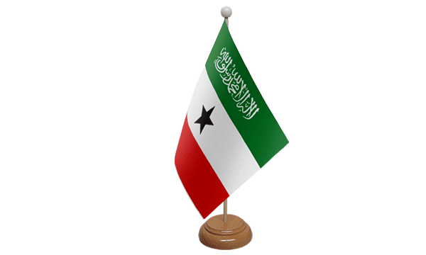 Somaliland Small Flag with Wooden Stand